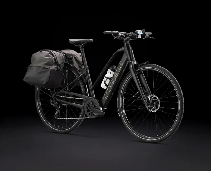 Trek Fx+ 2 Stagger Electric Hybrid Bike 2025 in Satin Black-11